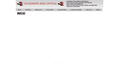 Desktop Screenshot of caldereriasaezortega.com